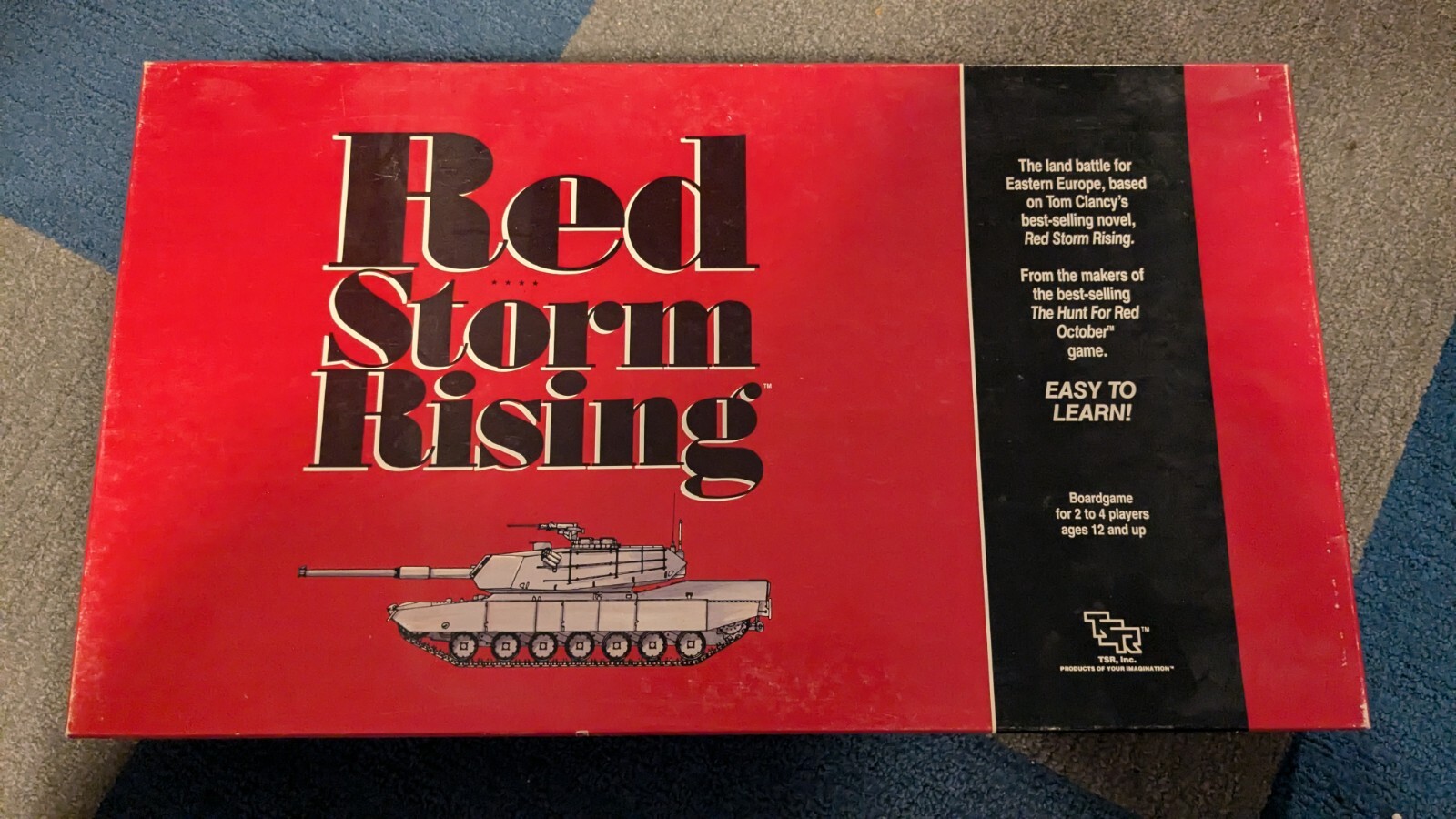 VTG TSR Red Storm Rising War Strategy Board Game 1989 Tom Clancy