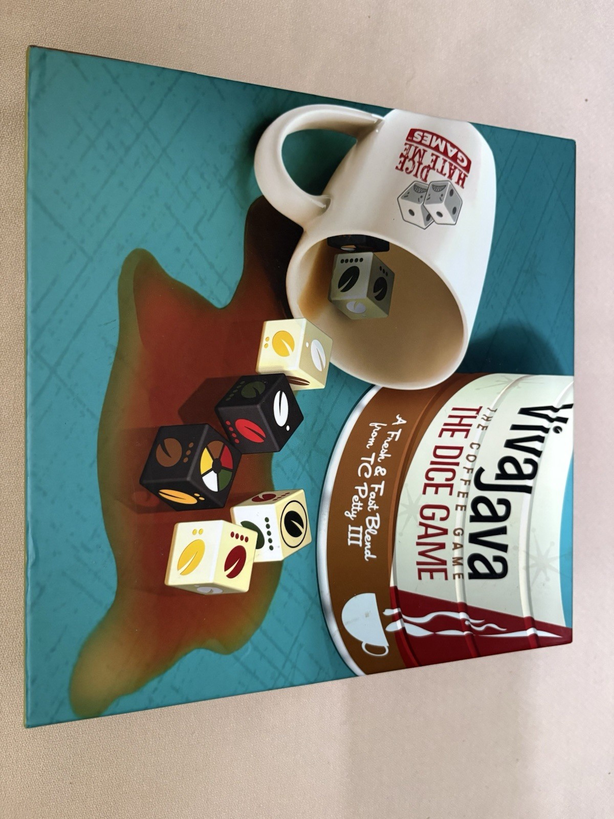 Viva Java Board Game The Coffee Game 2017 Dice Hate Open Box Never Played