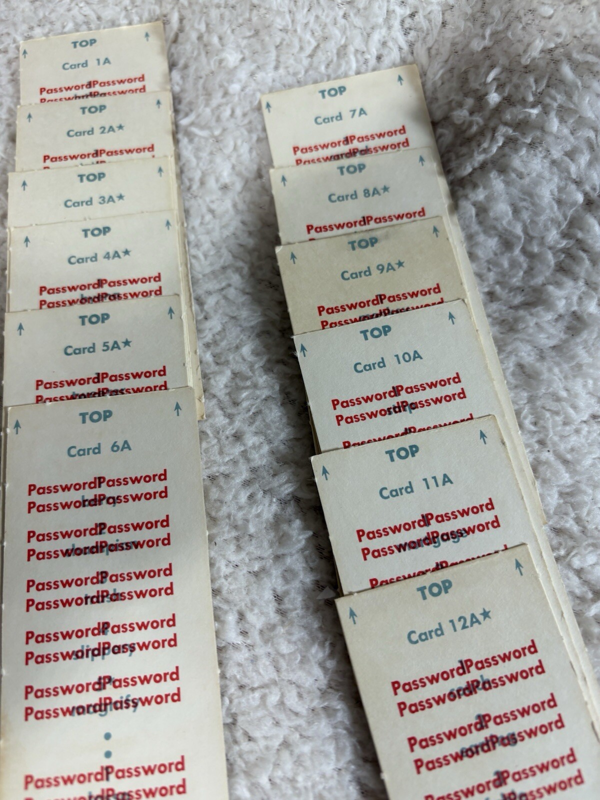 1962 Milton Bradley Password Game #4260 Complete Made In USA Vintage