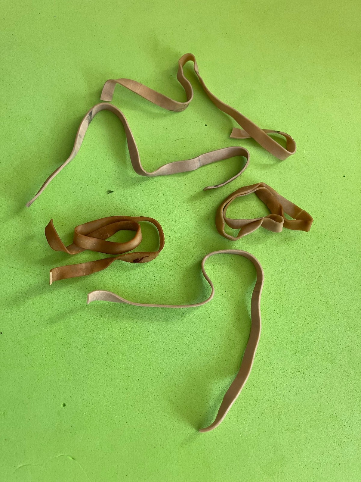 Vtg 1965 Transogram Green Ghost Game Original Set Of 5 Snakes Pieces
