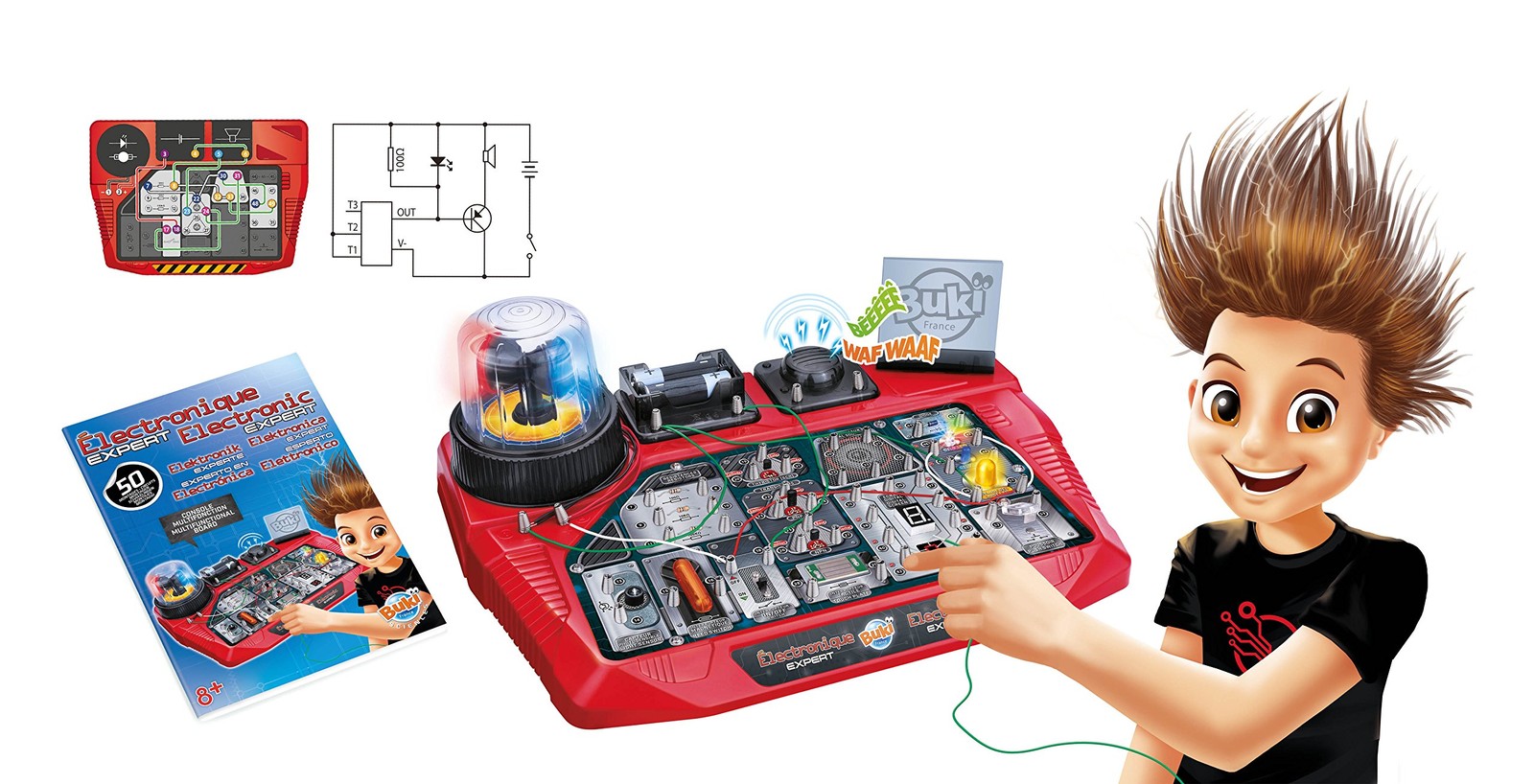 Buki 7160 Expert Electronics, Multicolor.