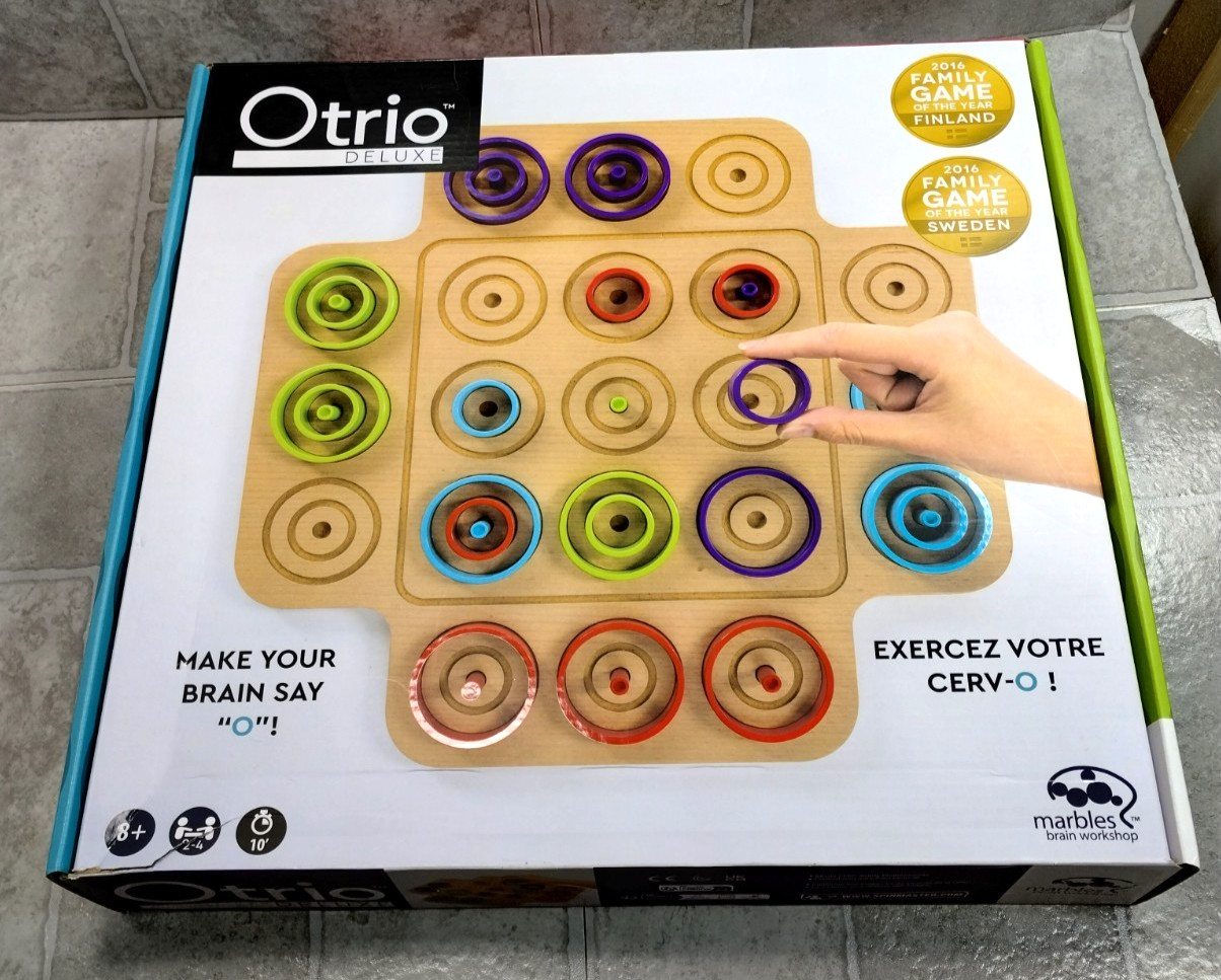 2022 Marbles Brain Workshop Otrio Deluxe Board Game (Complete)