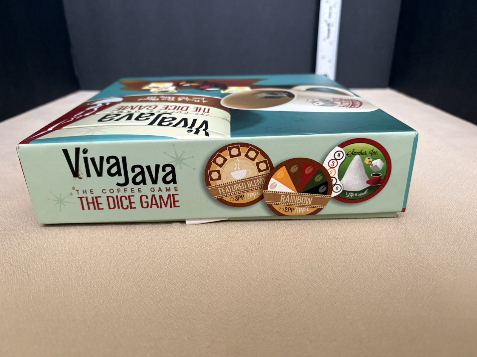 Viva Java Board Game The Coffee Game 2017 Dice Hate Open Box Never Played