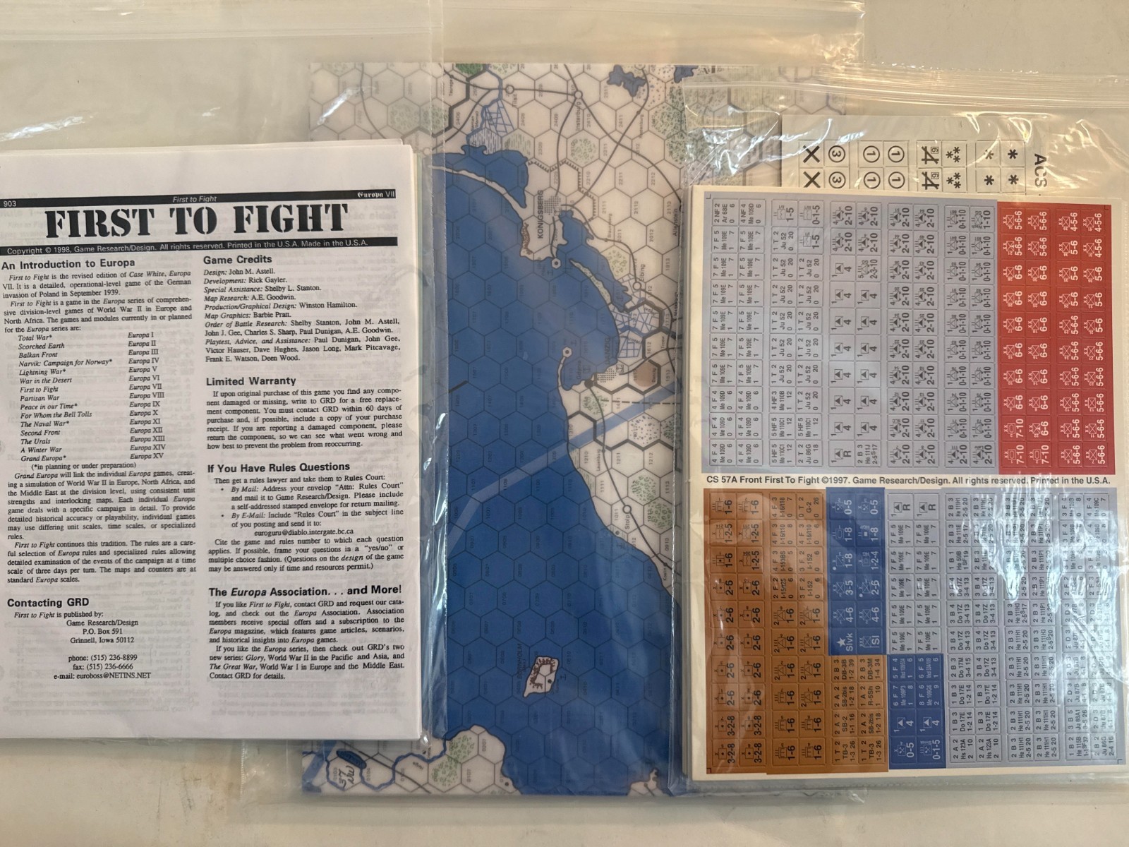 GRD Europa First to Fight (Special Ziplock Ed) NM