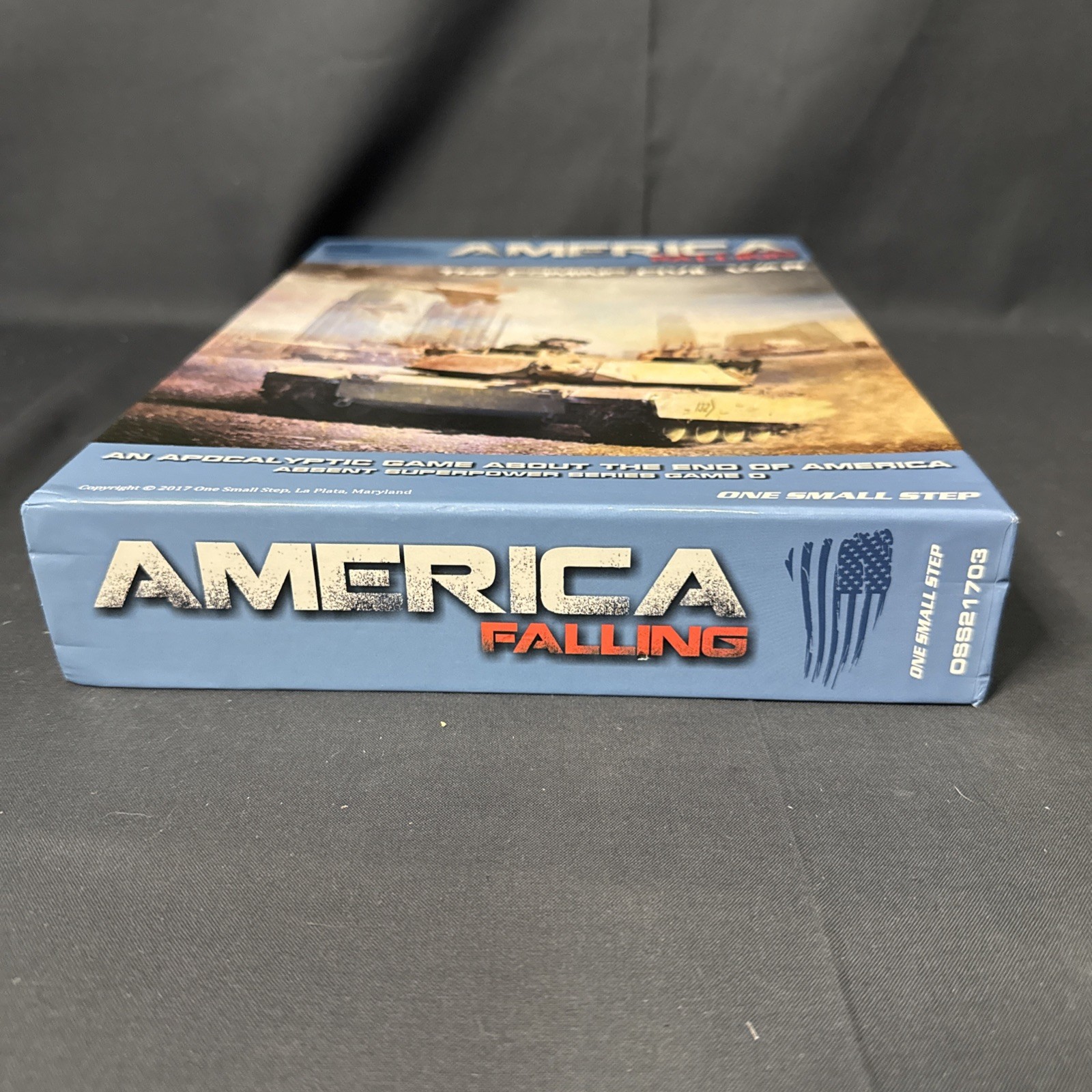 ONE SMALL STEP GAMES AMERICA FALLING Board Game Opened Unpunched