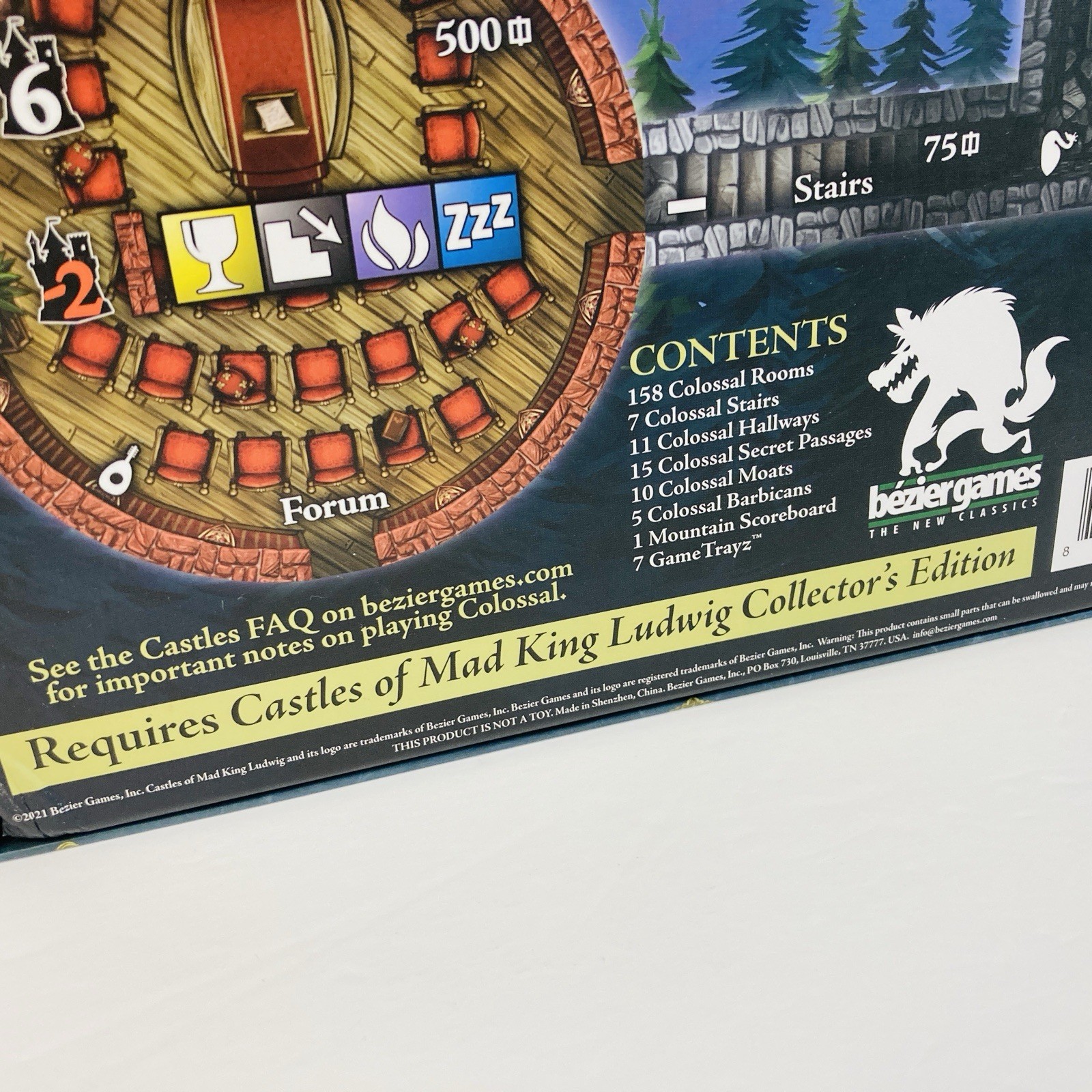 CASTLES OF MAD KING LUDWIG COLOSSAL EXPANSION Collector’s Ed w/Moats & Barbicans