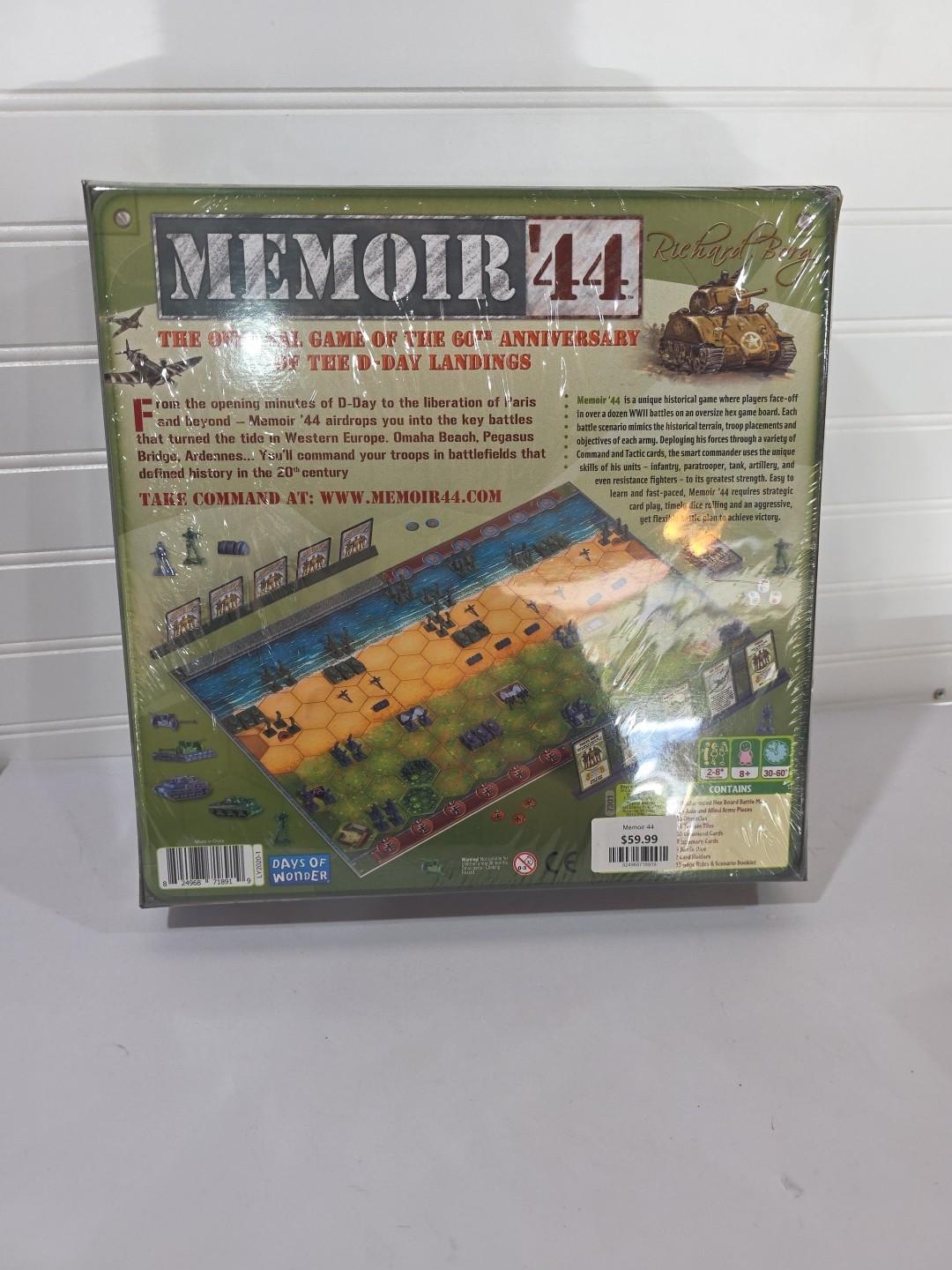 Memoir ’44 Board Game Days of Wonder Richard Borg 2006 – New / Sealed