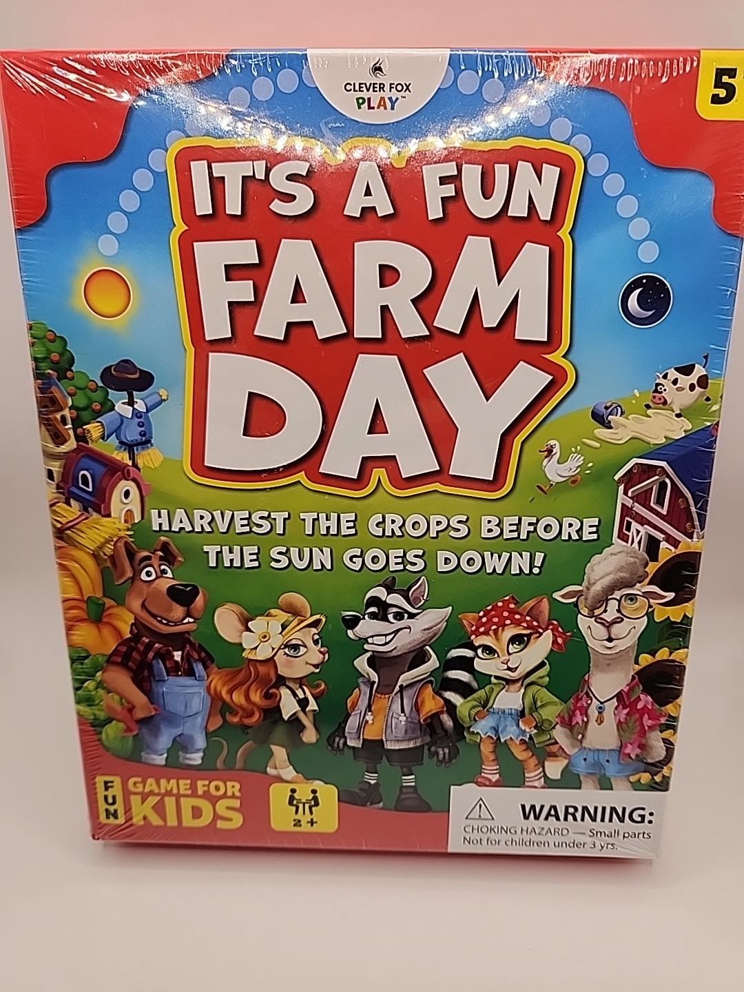 It A Fun Farm Day Cooperative Board Game for Kids Ages 5-10 Still Sealed