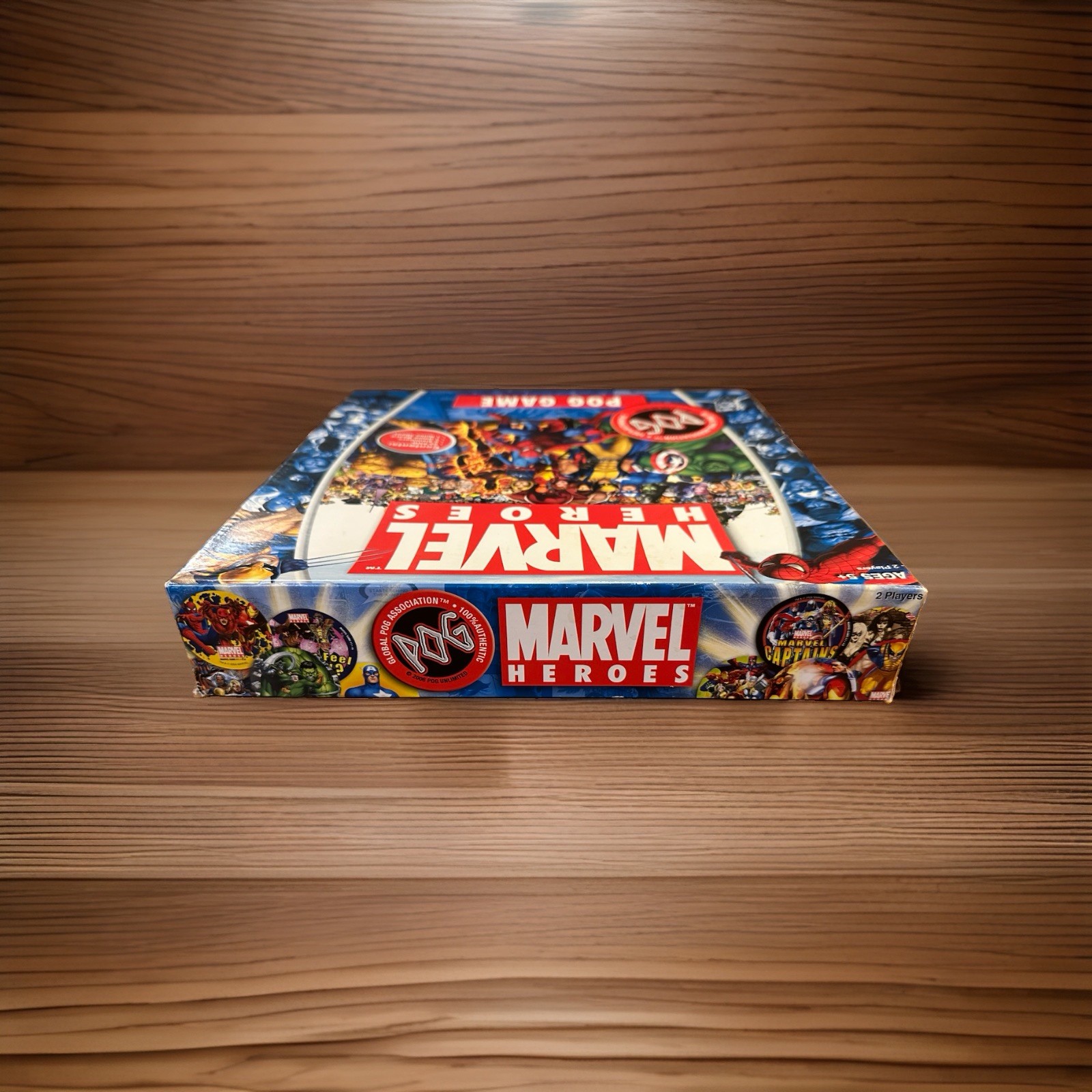 Marvel Heroes POG Game 2006 STACK’EM and SLAP’EM With Extra POGs COMPLETE