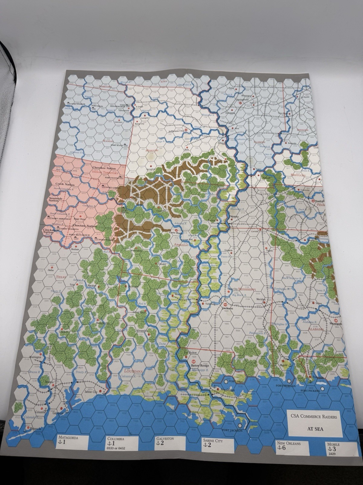 The Civil War 1861-1865 War Board Game in Original Box- 1983 Vintage- COMPLETE
