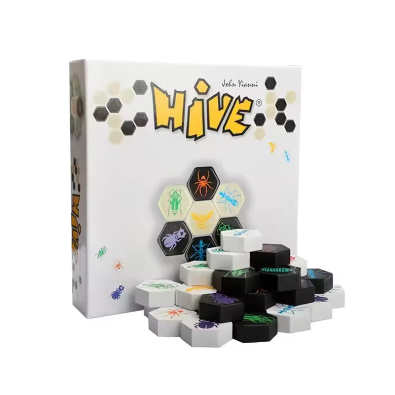 Hive Board Game 2 Player Family Fun Strategy Travel Party Entertainment Game