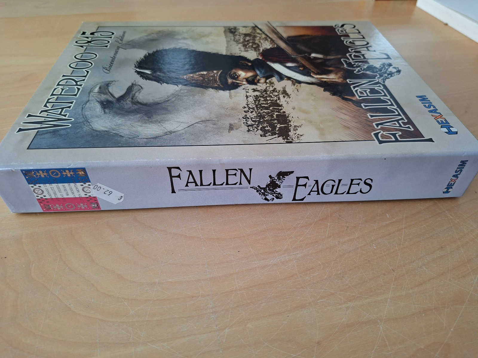 Waterloo 1815 – Fallen Eagles HexaSim – English Board Games Collection Bundle