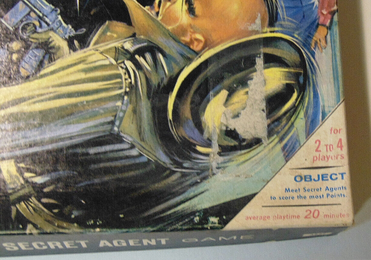 James Bond Secret Agent 007 Board Game Sean Connery 1964 Milton-Bradley