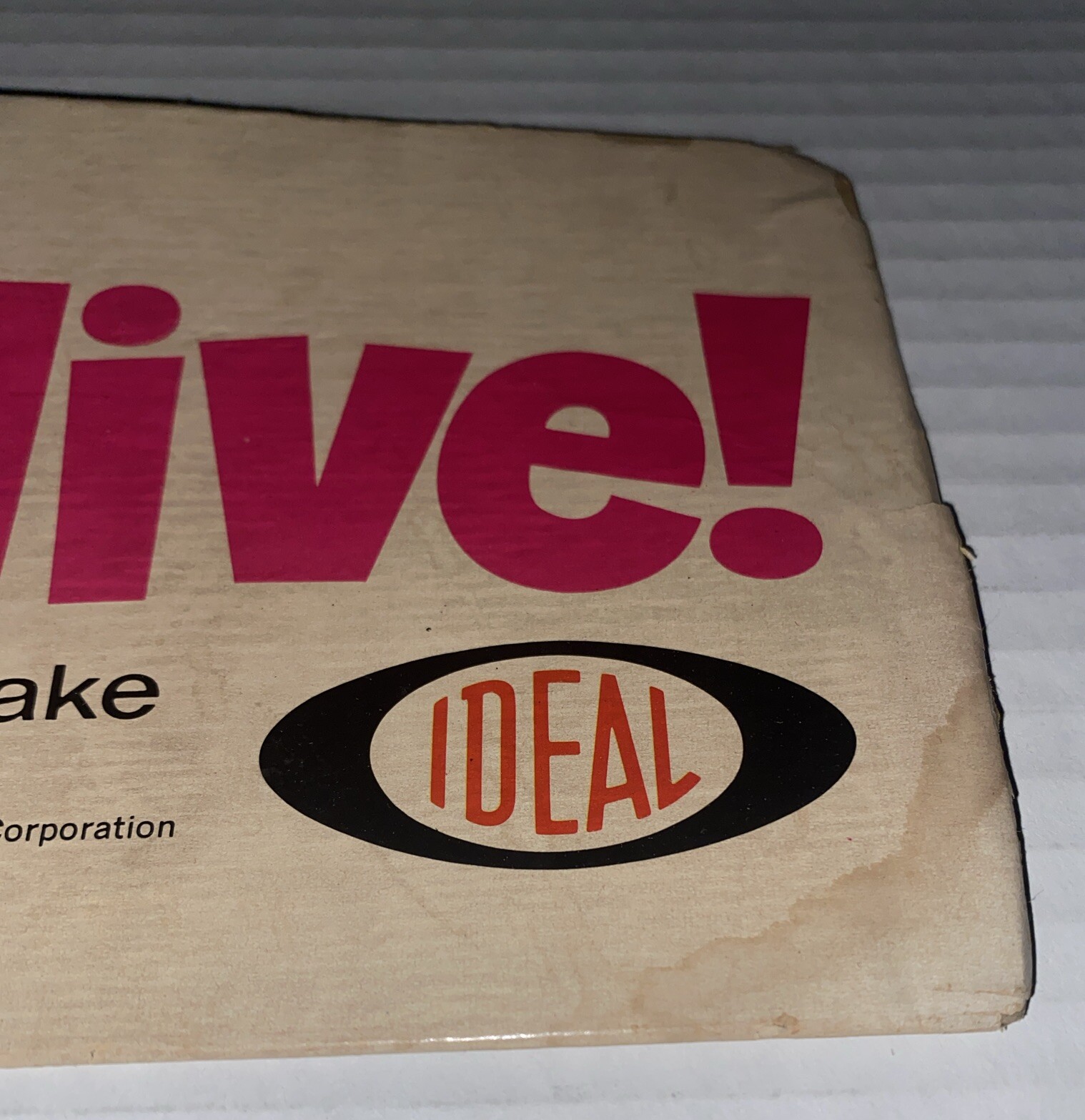 Vintage 1966 Snakes Alive! Ideal Toys Board Game MISSING Instructions Box 1960s