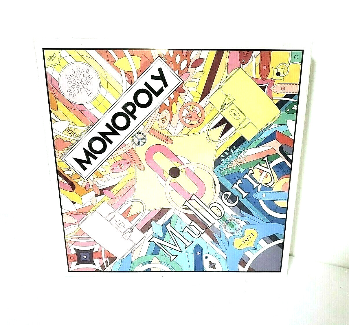 Monopoly Board Game Mulberry Luxury Bag UK Limited Edition Sealed England RARE