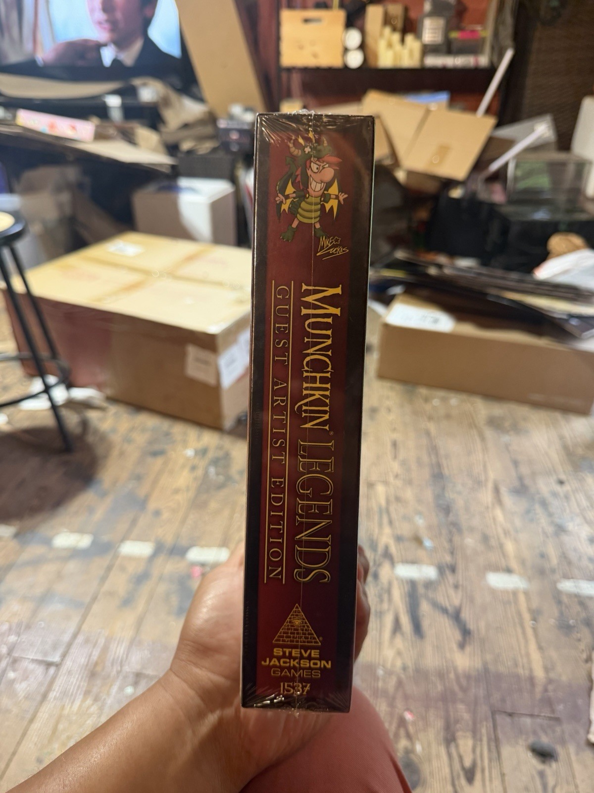MUNCHKIN LEGENDS board game Mike Luckas guest artist edition factory SEALED