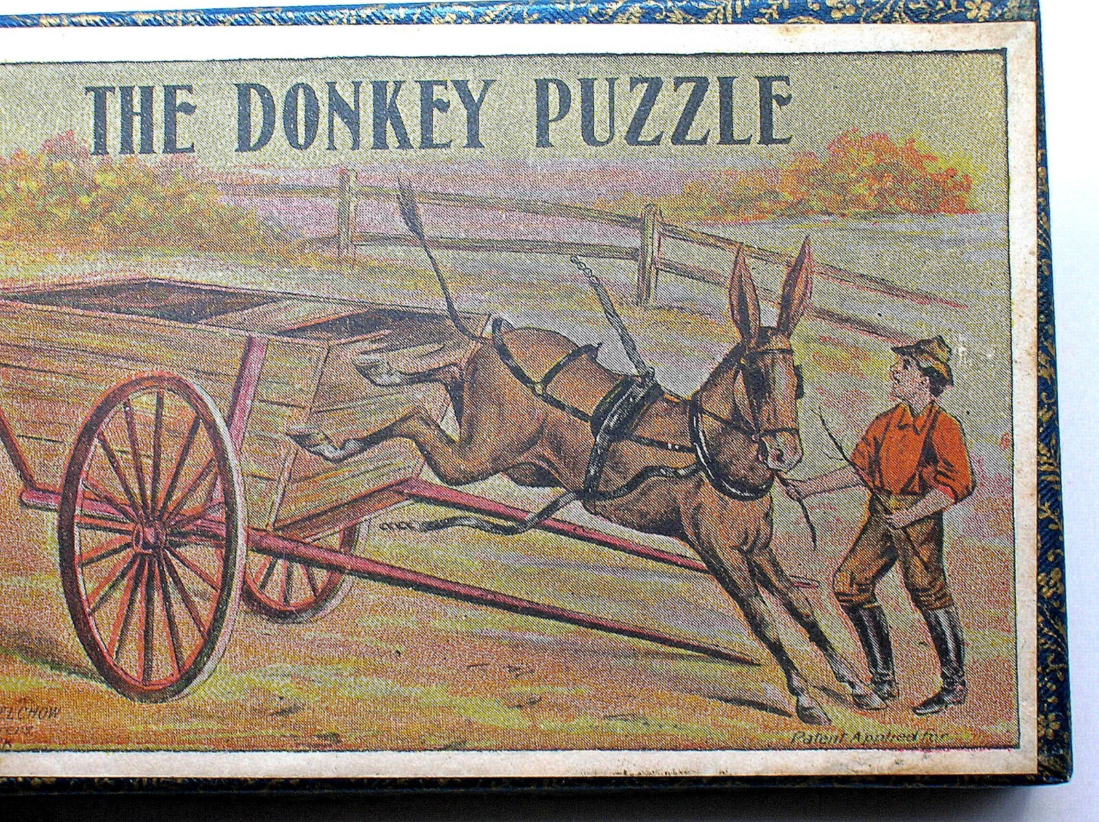 ANTIQUE 1890’S CHAFFEE & SELCHOW, NY “THE DONKEY PUZZLE” GAME – NOS – BEST OFFER