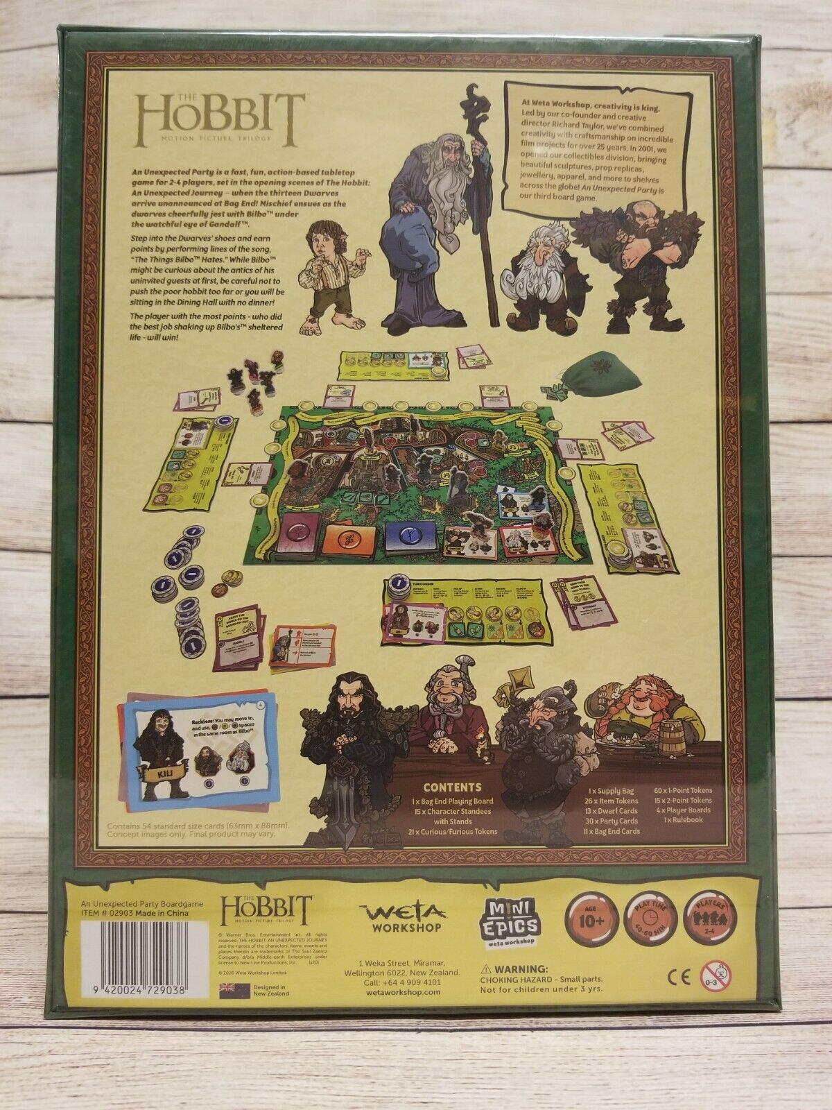 The Hobbit An Unexpected Party the Boardgame by Weta Workshop SEALED