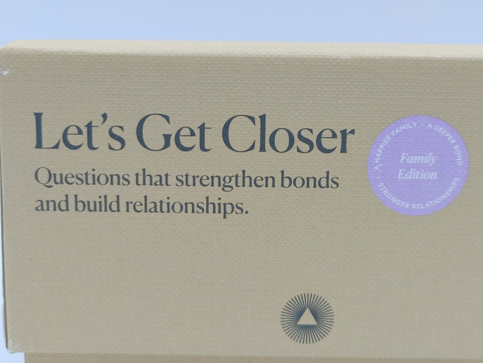 Let’s Get Closer Card Game Family Edition Conversation Cards Intelligent Change