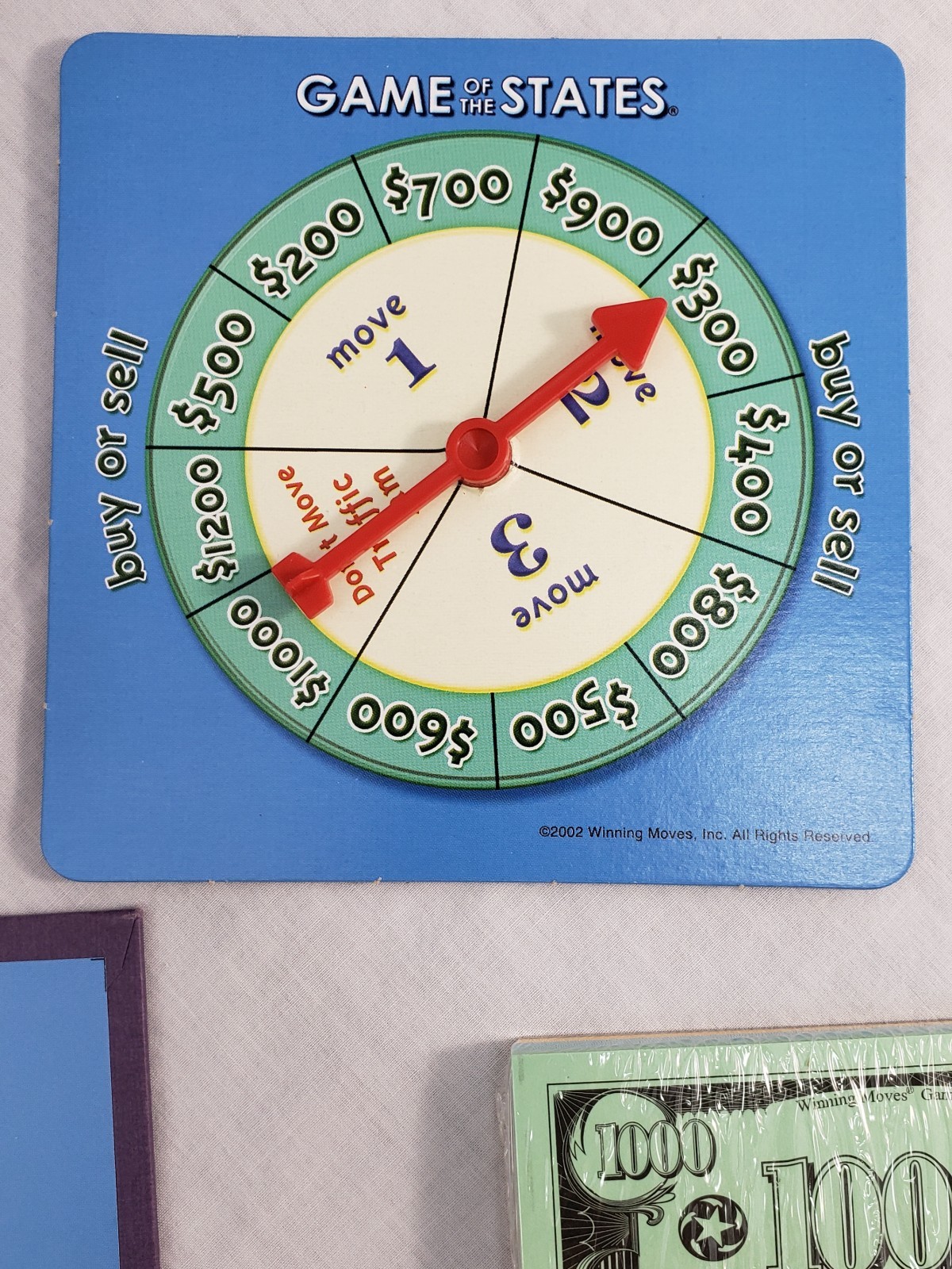 Game Of The States Board Game An American Classic 8 & Up Pre-Owned