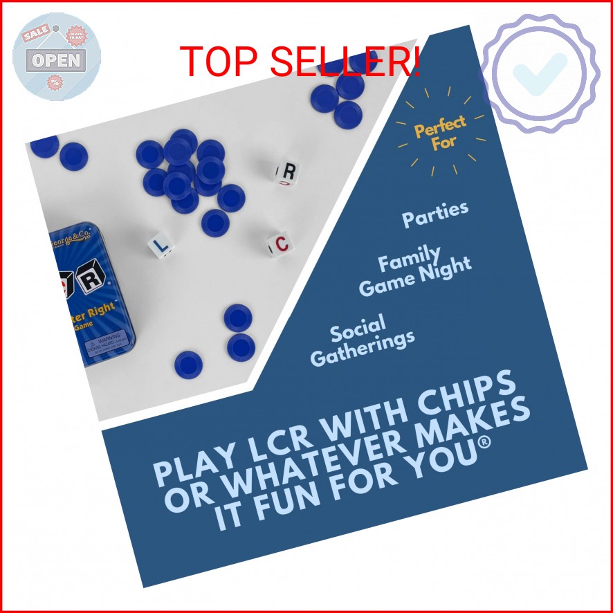 LCR Left Center Right Blue TIN