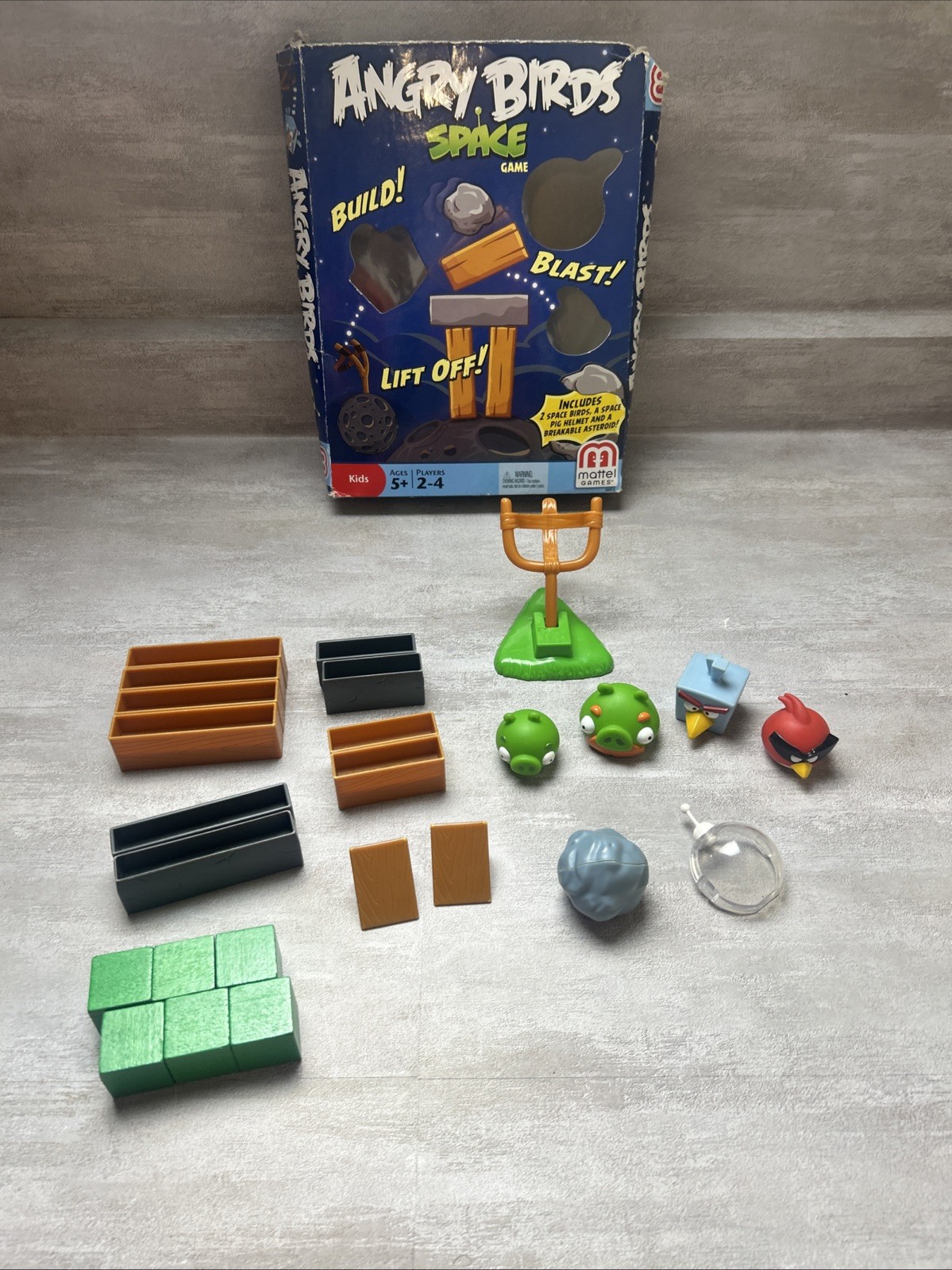 Angry Birds Space Game Mattel 2012 Replacement Parts Incomplete