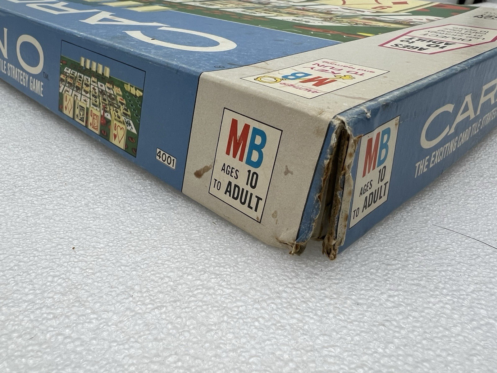 Vintage 1970 Milton Bradley CARDINO Exciting Card Tile Strategy Game! COMPLETE!