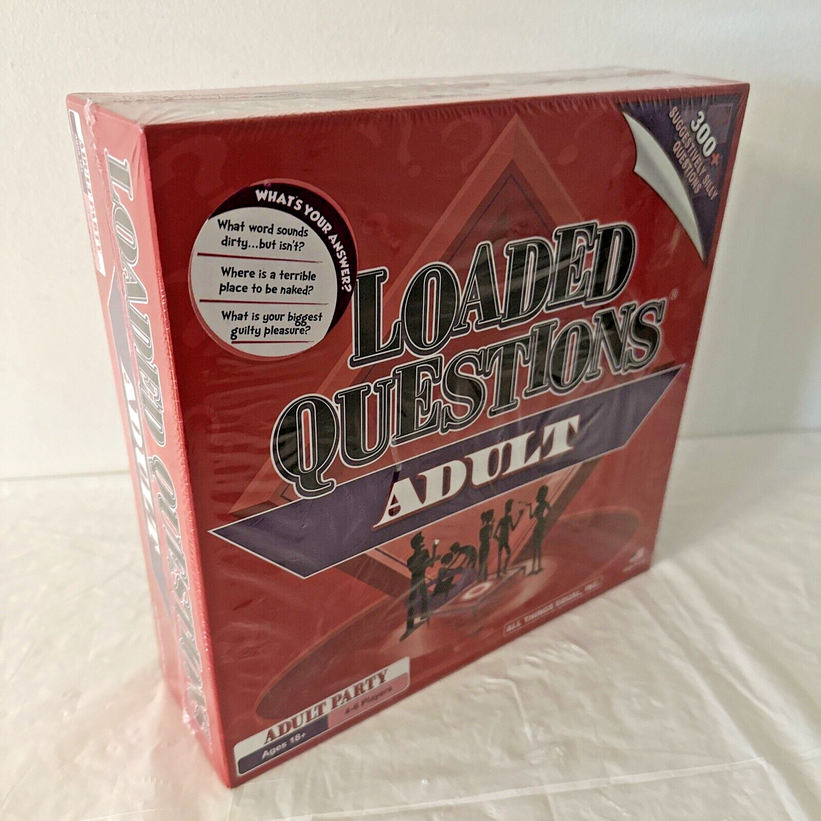 LOADED QUESTIONS Adult Party Game Ages 18+ For 4-6 Players 2012 BRAND NEW SEALED