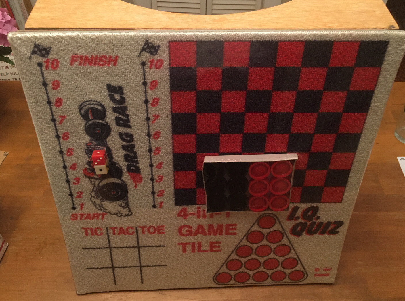 Vintage 97 Floor Games 4 n 1 Tile/Carpet W/ Accessories Ventura Made in USA -New