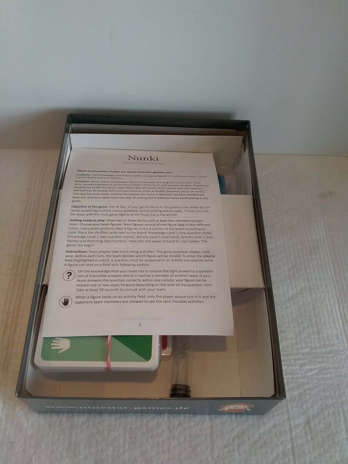 NUNKI: The Bahá’í-Activity-Game Ninestar Games 100% COMPLETE! EUC