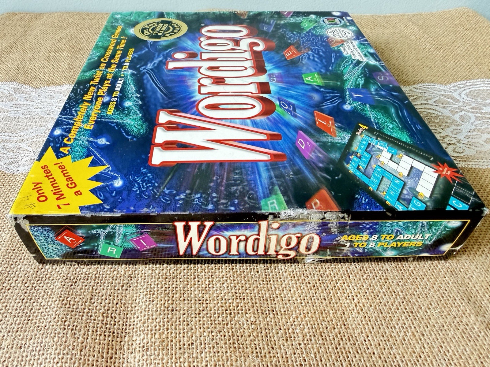Wordigo Word Game Crossword Board Game Quick Paced Family-Complete