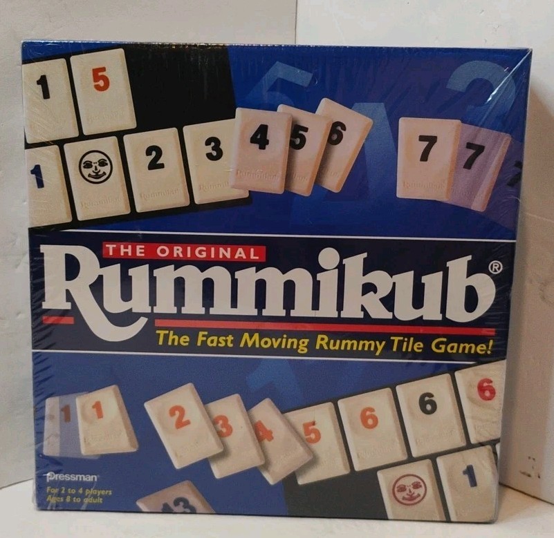 1997 The Original Rummikub Fast Moving Rummy Tile Game Pressman (0400D) NEW