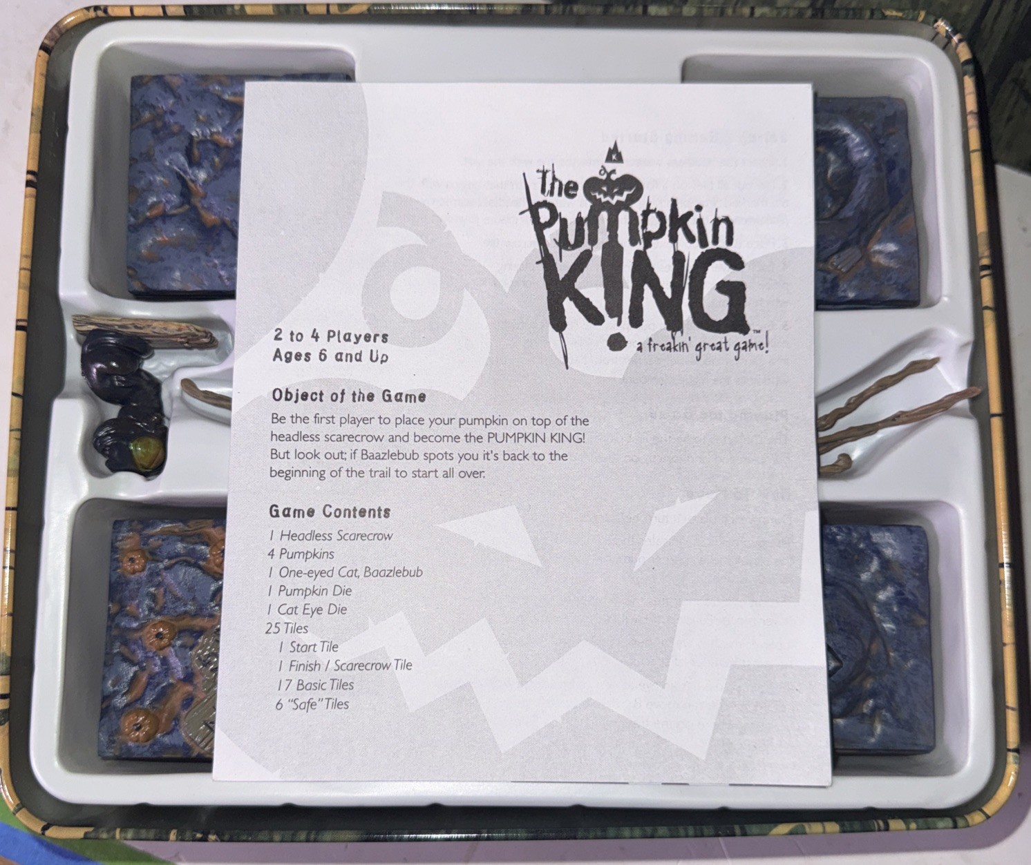 The Pumpkin King Game by Sababa Toys Complete 2005 Atomic Toy Box