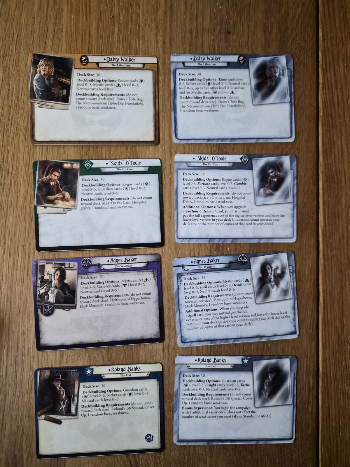 Arkham Horror Parallel & Std Agnes Baker & Others. Home Printed Share & Play