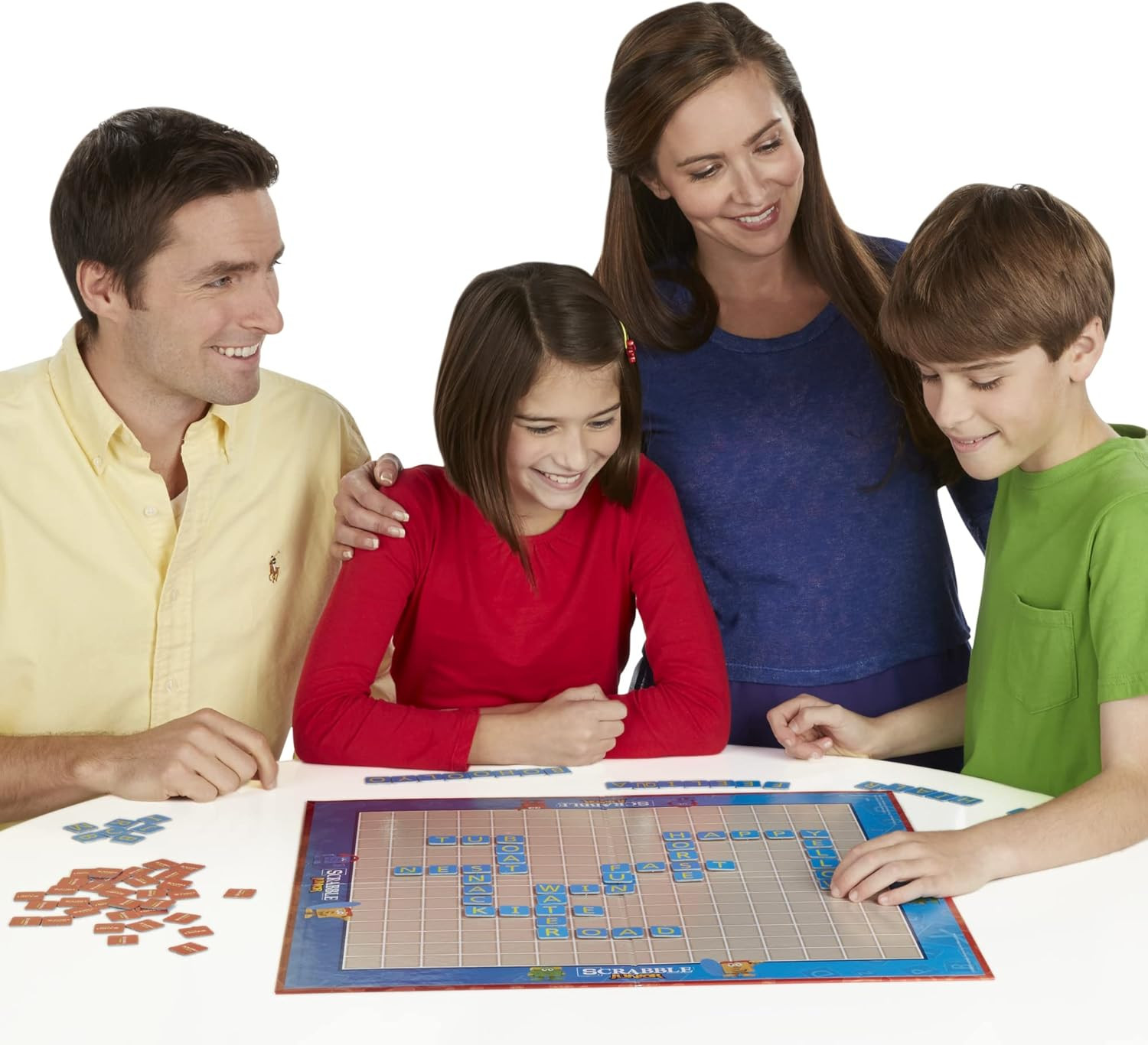 Scrabble Junior Board Game | 2-4 Players | Family Educational Word Games for Kid