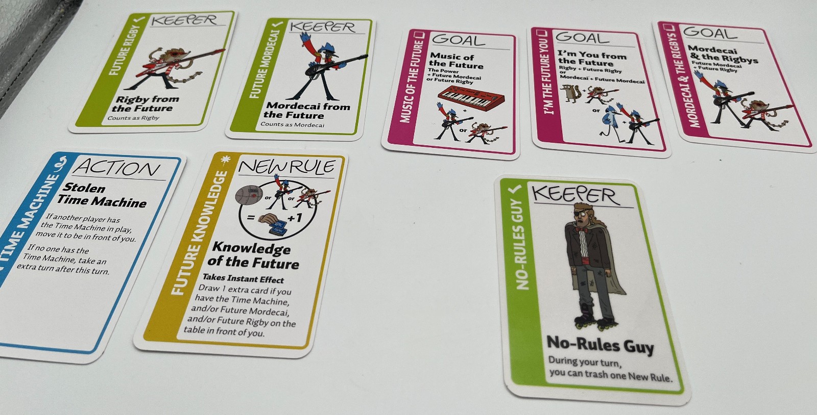 Regular Show Fluxx Card Game Looney Labs 2014 Cartoon Network incl 8 extras READ