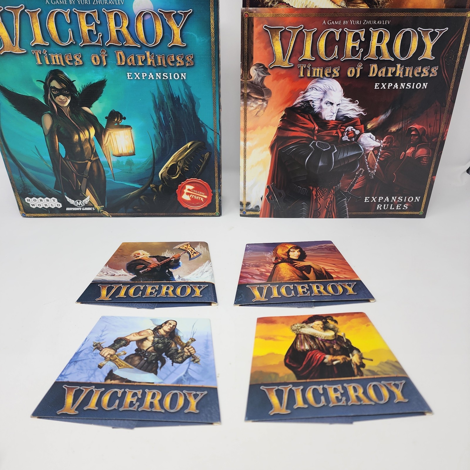 Viceroy + Times of Darkness Exp KS Gemstone Upgrade Sleeves OOP Open Box New