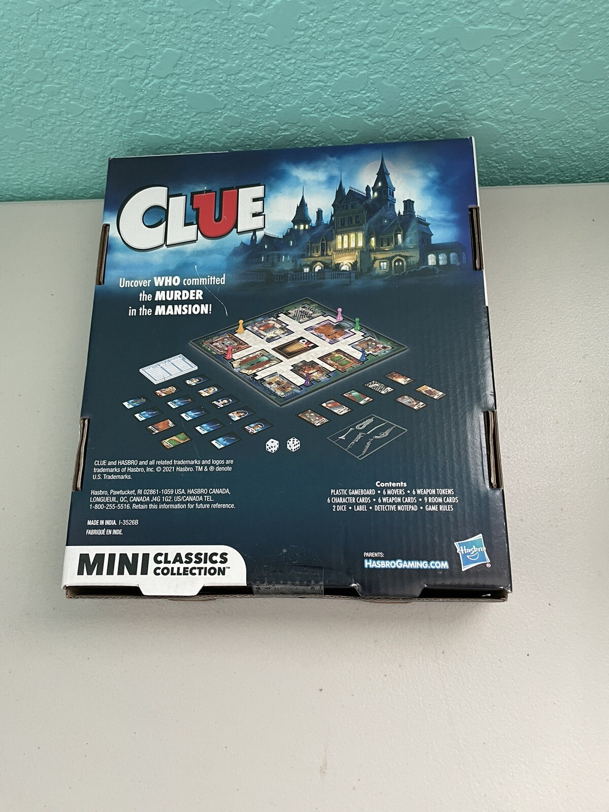 Hasbro Mini Classics Collection Clue Board Game NEW IN BOX