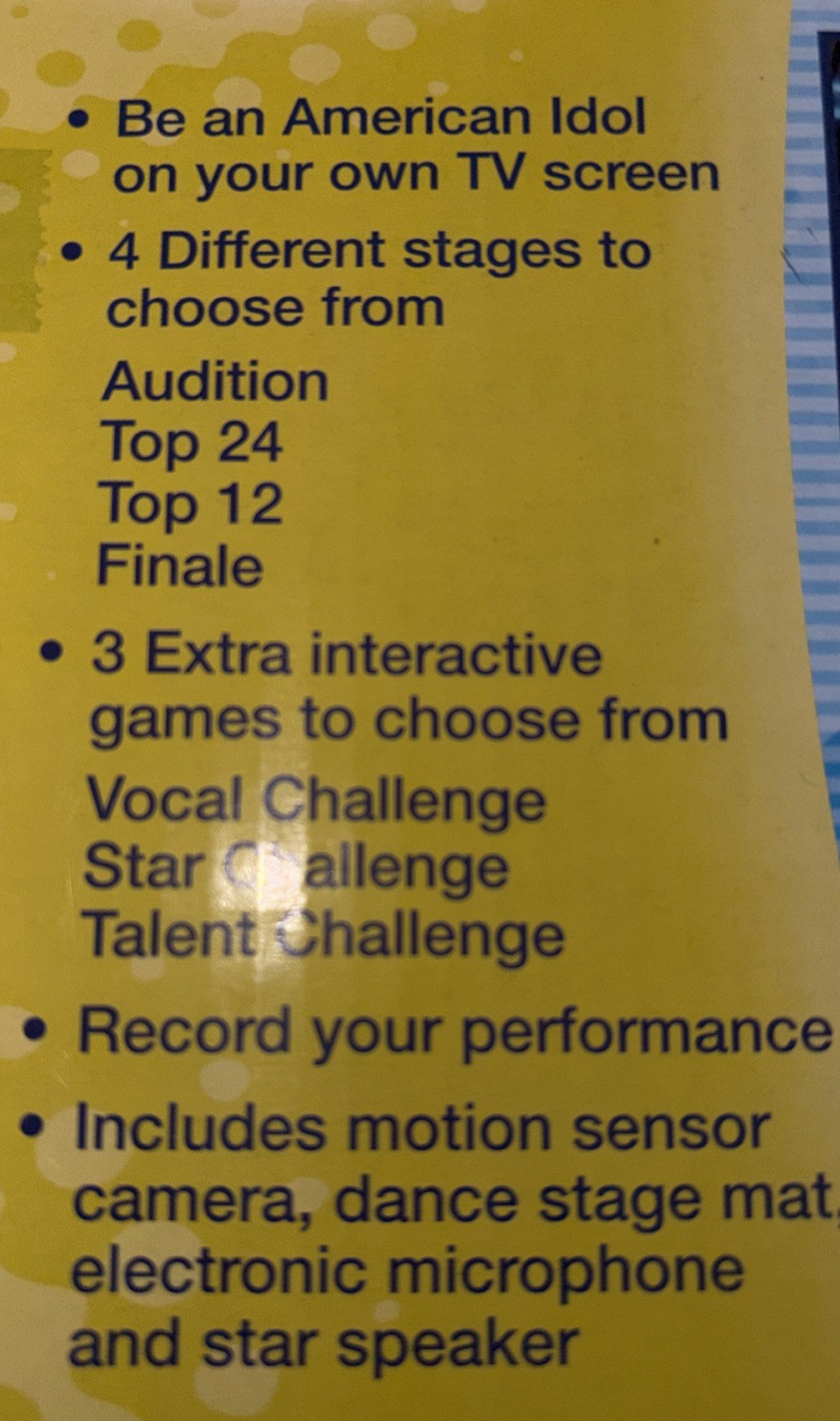 Rare 2008 American Idol “Be A Star On TV” Plug & Play Interactive Video Game NEW