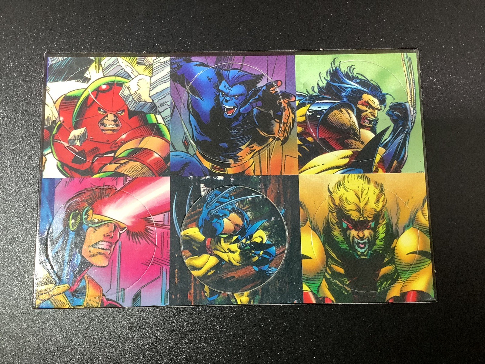 Vintage Marvel X-Men Pogs Unpunched Wolverine Etc, NOS