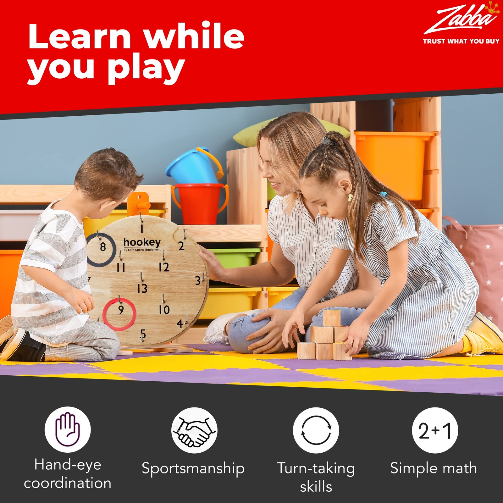 Elite Sportz Ring Toss Games for Adults & Kids – Wall Games for Indoor & Outdoor