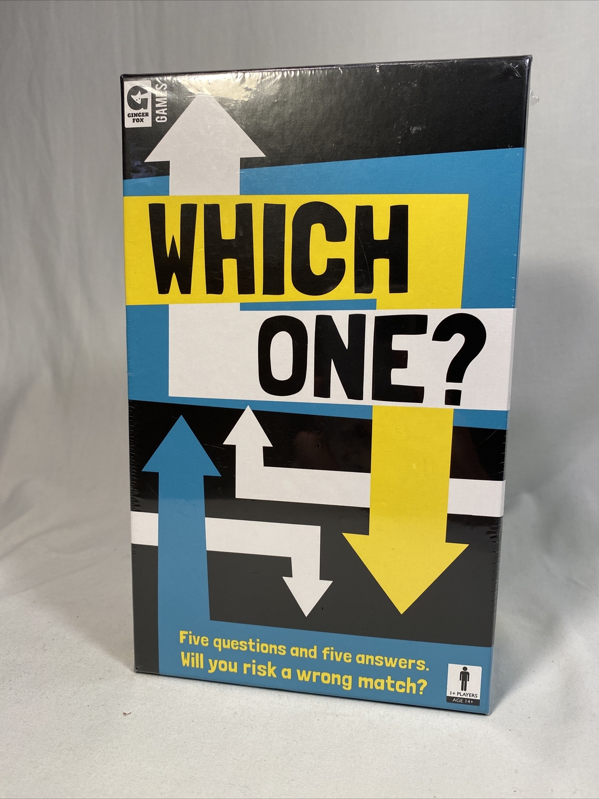 WHICH ONE? Q&A Matching Game by Ginger Fox-Play Solo or With Others, New, Sealed