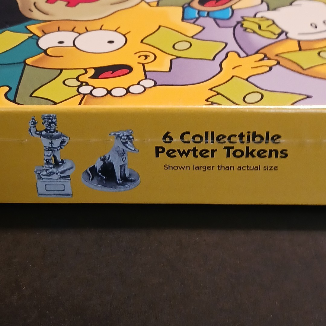 VINTAGE Monopoly THE SIMPSONS BOARD GAME w/ Collectible Tokens 2001 SEALED 🎲