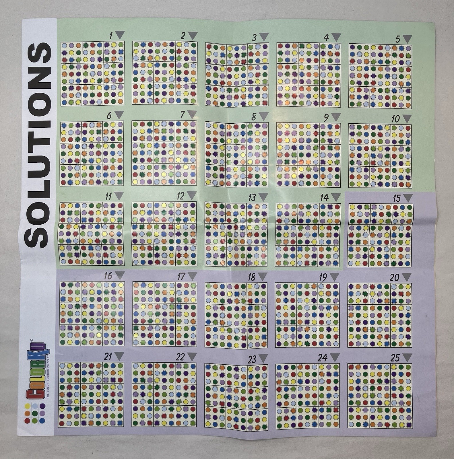 Colorku Board Game Color Sudoku Puzzle 2006 Mad Cave Bird 100% Complete
