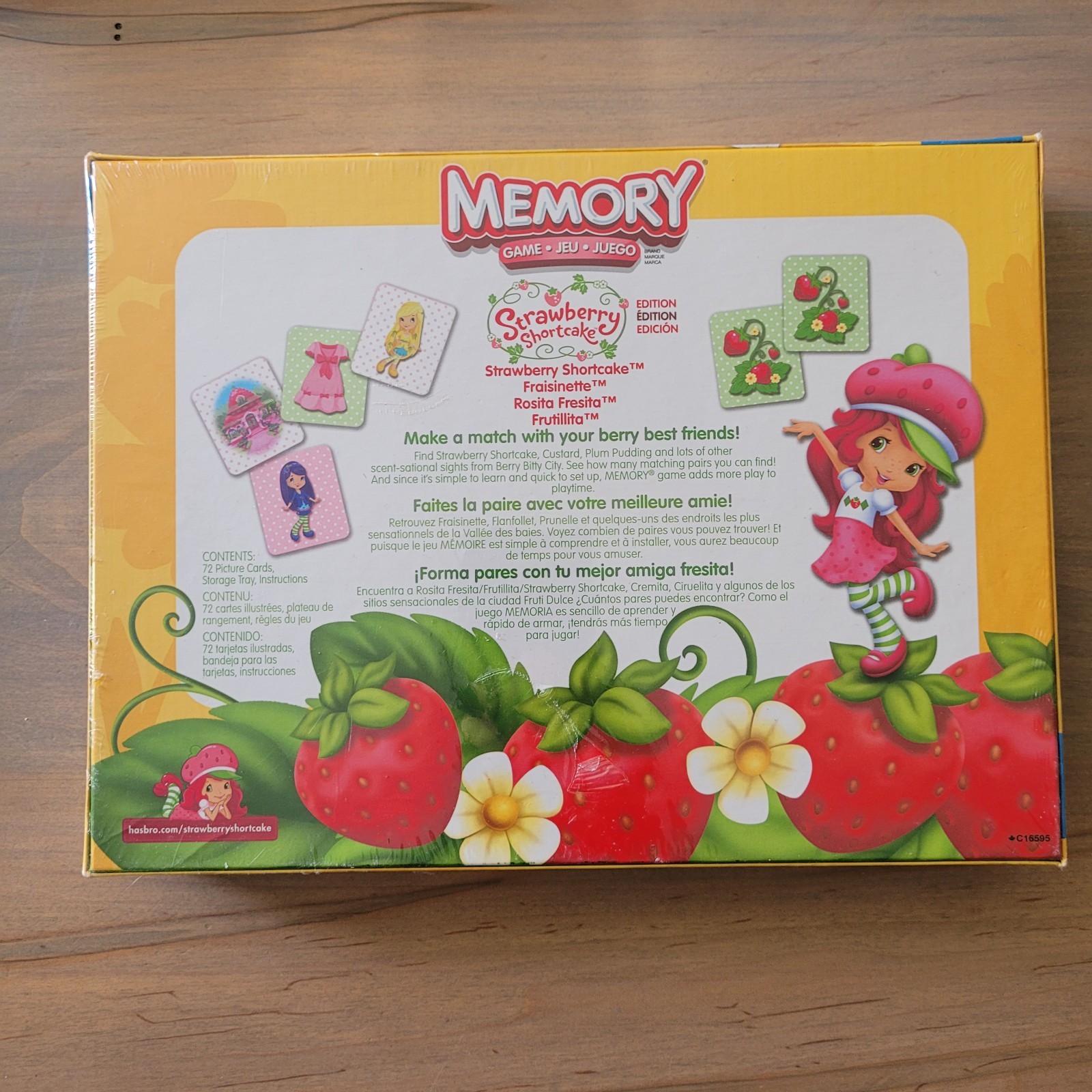 Strawberry Shortcake Memory Matching Game Hasbro Preschool, Sealed, Brand New
