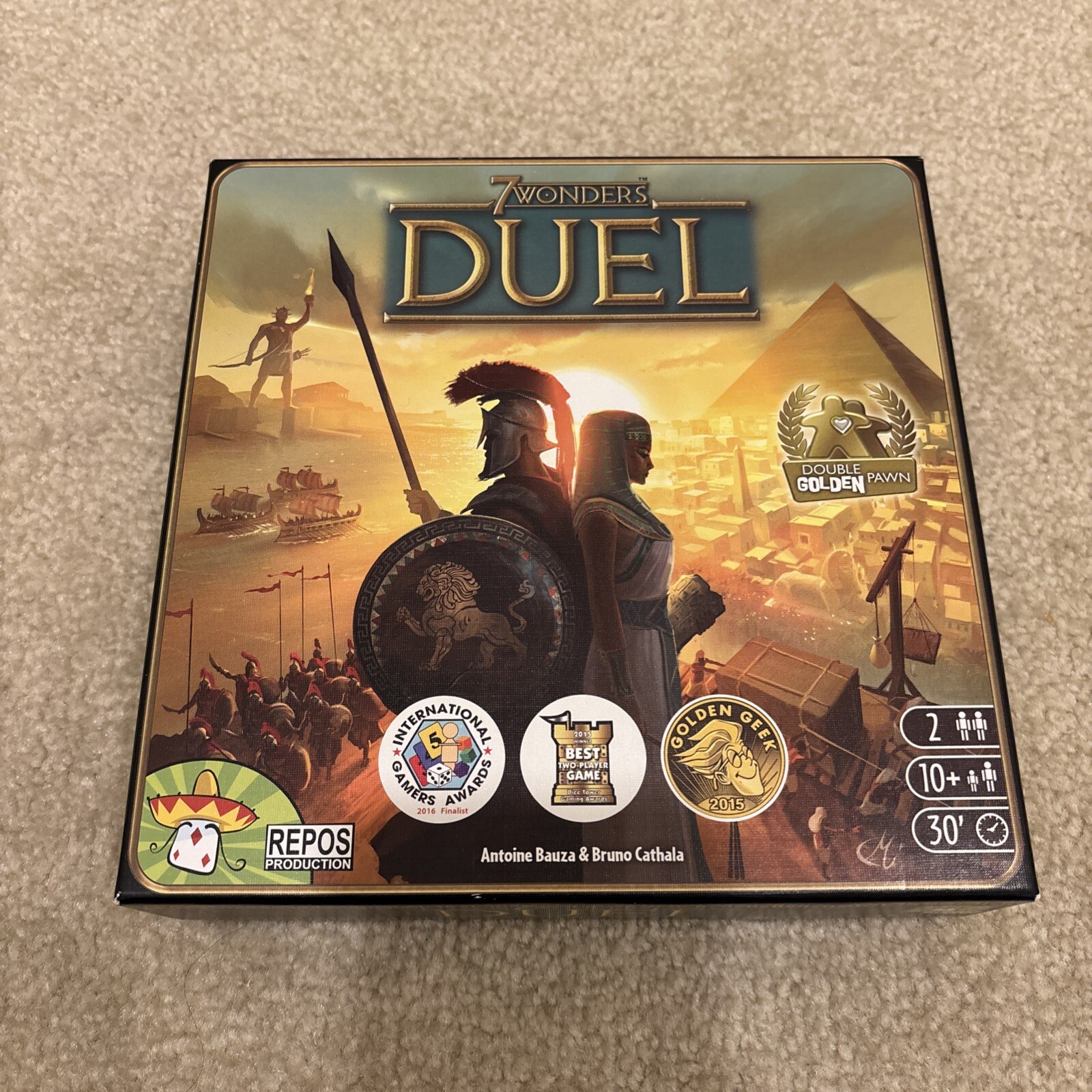 7 Wonders Duel Board Game Complete Repos Production 2015