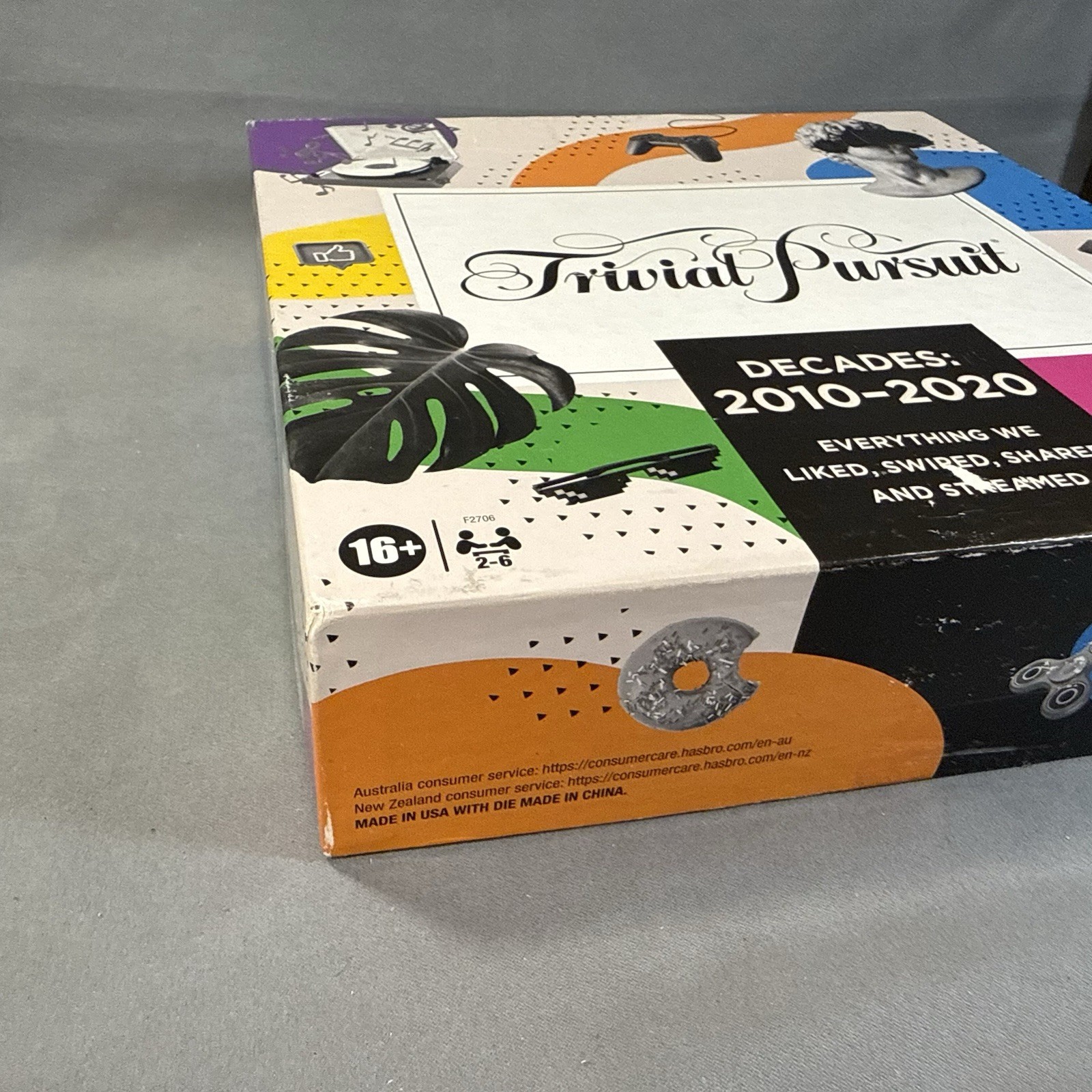 Trivial Pursuit Decades 2010-2020 Board Game Hasbro Pop Culture – NEW Open Box