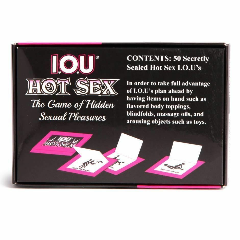 I.O.U. Hot Sex – Intimate Anniversary Gift- Romantic Adult Couples Date Night