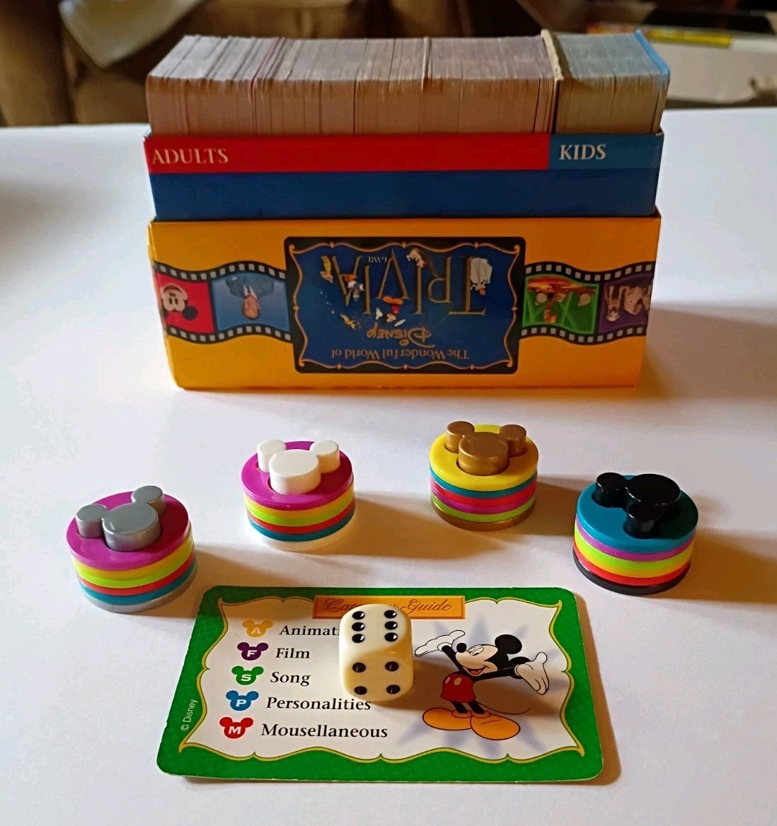 The Wonderful World Of Disney Trivia Trivial Pursuit Board Game 1997