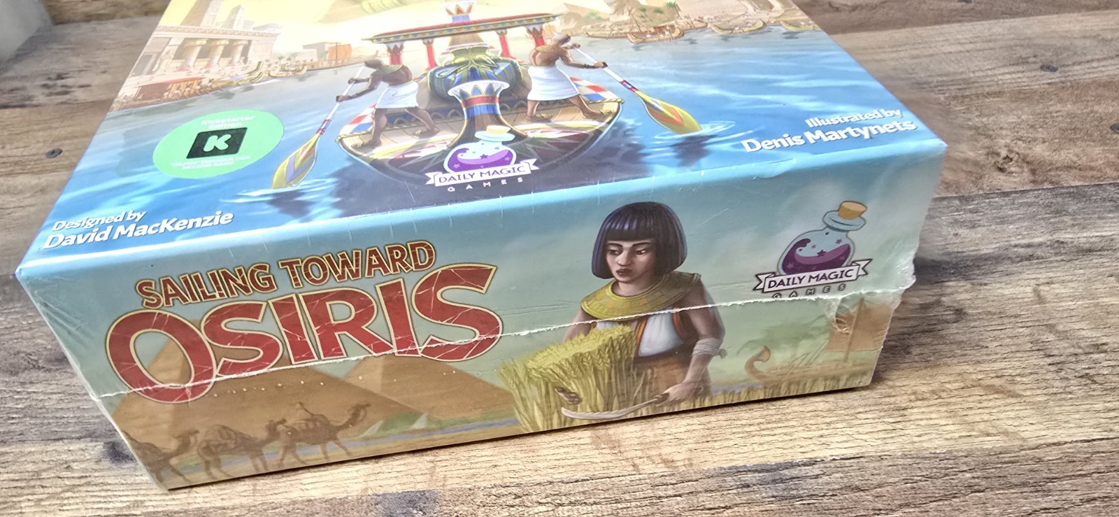 Sailing Towards Osiris Board Game Daily Magic Games New & Sealed Kickstarter Ed